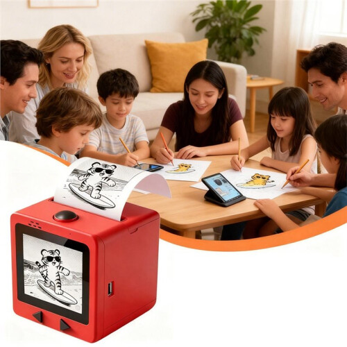 High-End AI Printer AI Printer, AI  Printer,  Voice Printer,  Portable Digital Display Printer 1
