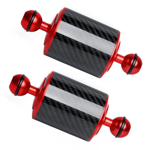 2pcs Carbon Fiber Float Buoyancy Underwater Arm Double  Floating Arm Diving Camera Suitable for /Smartphone 1