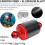2pcs Carbon Fiber Float Buoyancy Underwater Arm Double  Floating Arm Diving Camera Suitable for /Smartphone 4