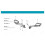 Motorcycle Rear View Mirror Rearview Mirror Assembly for  450SR CF450SR SR450 Motorcycle Accessories Left 2