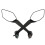 Motorcycle Rear View Mirror Rearview Mirror Assembly for  450SR CF450SR SR450 Motorcycle Accessories Left 6