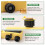 Solar Powered Water Timer 4 Zone Irrigation Controller with Rain Sensor Automatic for Lawn Garden Livesto (No-APP) 5
