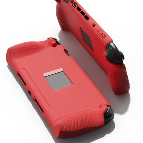 For  2 Protective Case Portable Standable Cover TPU Soft Shell for   2 Game Console Case Red 1