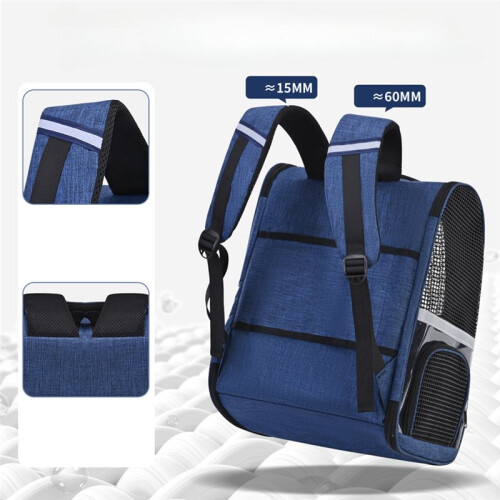 Breathable Dog Backpack - Portable Large Capacity Pet for Outdoor Use