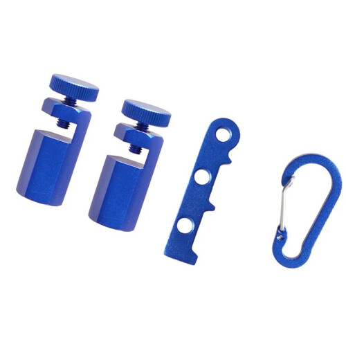 Stair Guages Knobs Tool with Holder Carabiner Stair Stringer Layout Tool Stair Stringer Layout Knobs Tool 1