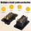 2Pairs 4+12 Pin Controller Plug 90A High Current Power Connector with Anti-Reverse Insertion Design for RC Model Socket 5
