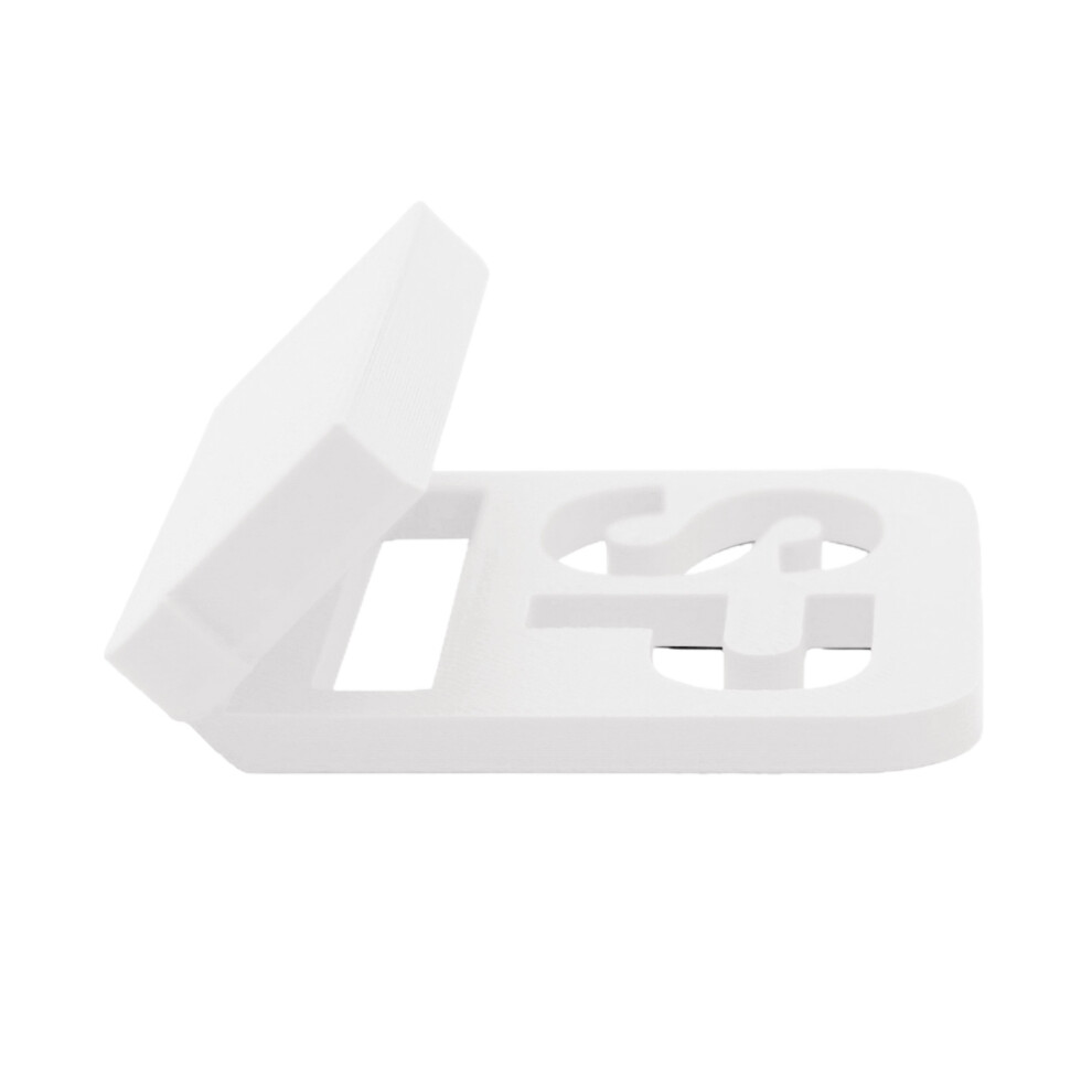 Ergonomic Viewing Angle Stand Console 3D Printed Stand- White 7704001288797