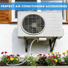 Magnetic Window AC Drain Kit, 12FT Clear Condensate Hose with Clamp, Magnetic Adapter for Window & Split Units