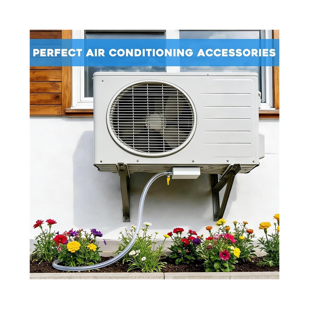 Magnetic Window Ac Drain Kit, 12Ft Clear Condensate Hose With Clamp, Magnetic Adapter For Window & Split Units 6032687749471