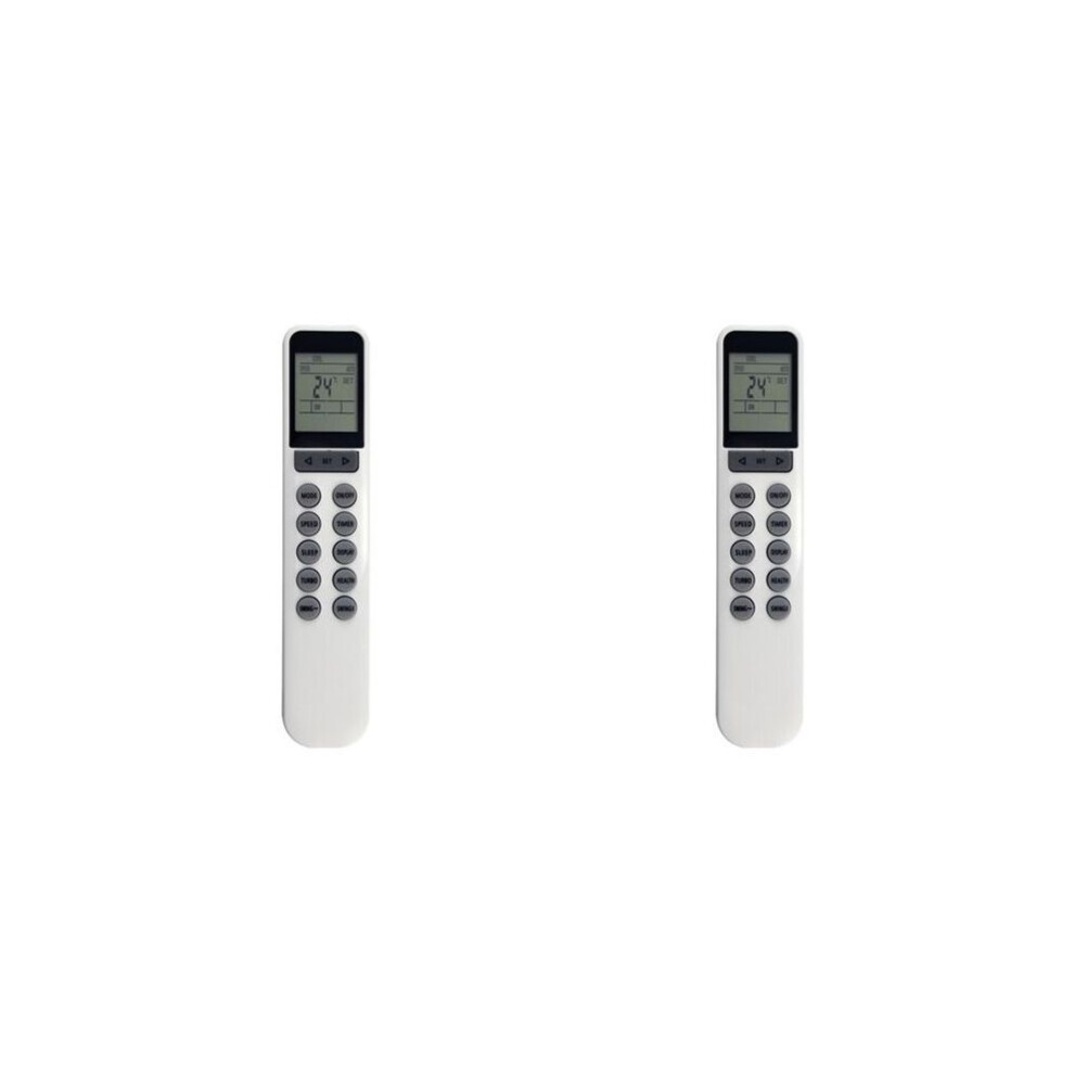 2X Ykr-N/002E Replace Air Conditioner Remote For Aux Fusion Airton Ykr-N/002E Ykr-N/001E Yk-N/301E Ykr-N/401E Ykr-N/301E 7782354323464