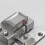Hydraulic No-Drill Glass Hinge for Wine Showcase Bookcase Cabinet Silver 7