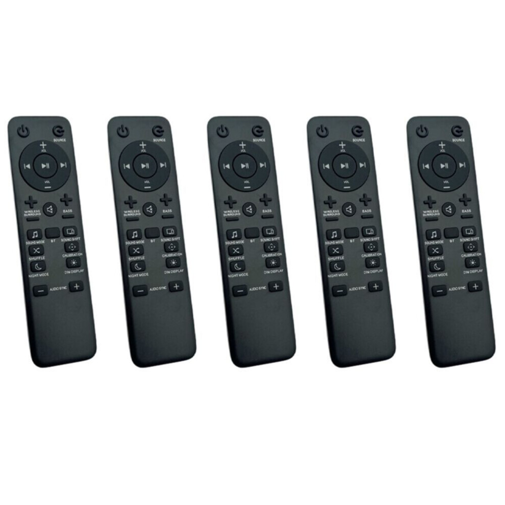 5X Remote Control For Bar 2.1 3.1 5.1 Channel 4K Ultra Hd Sound Bar System Wireless Theater Audio Remote Control 9116545731772