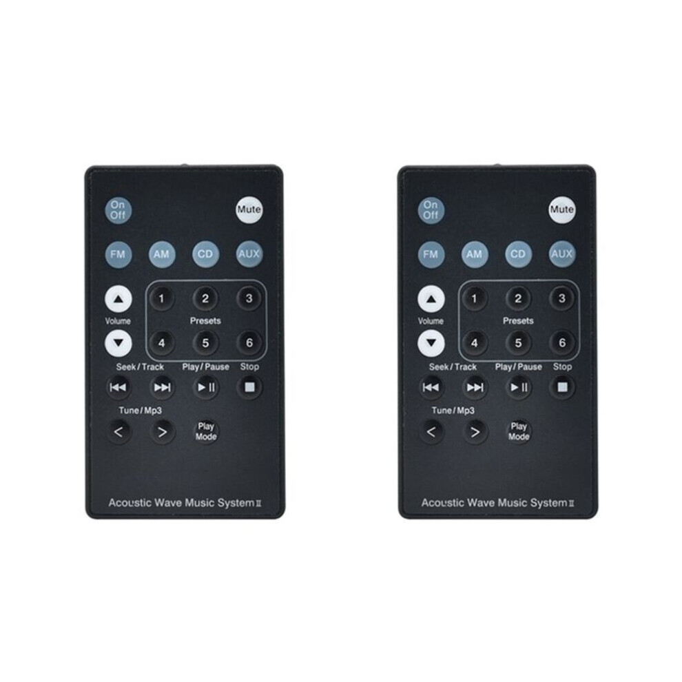 2X Remote Control Suitable For Soundtouch Acoustic Wave Music System Ii B5 Multi Disc Player 4616566908238