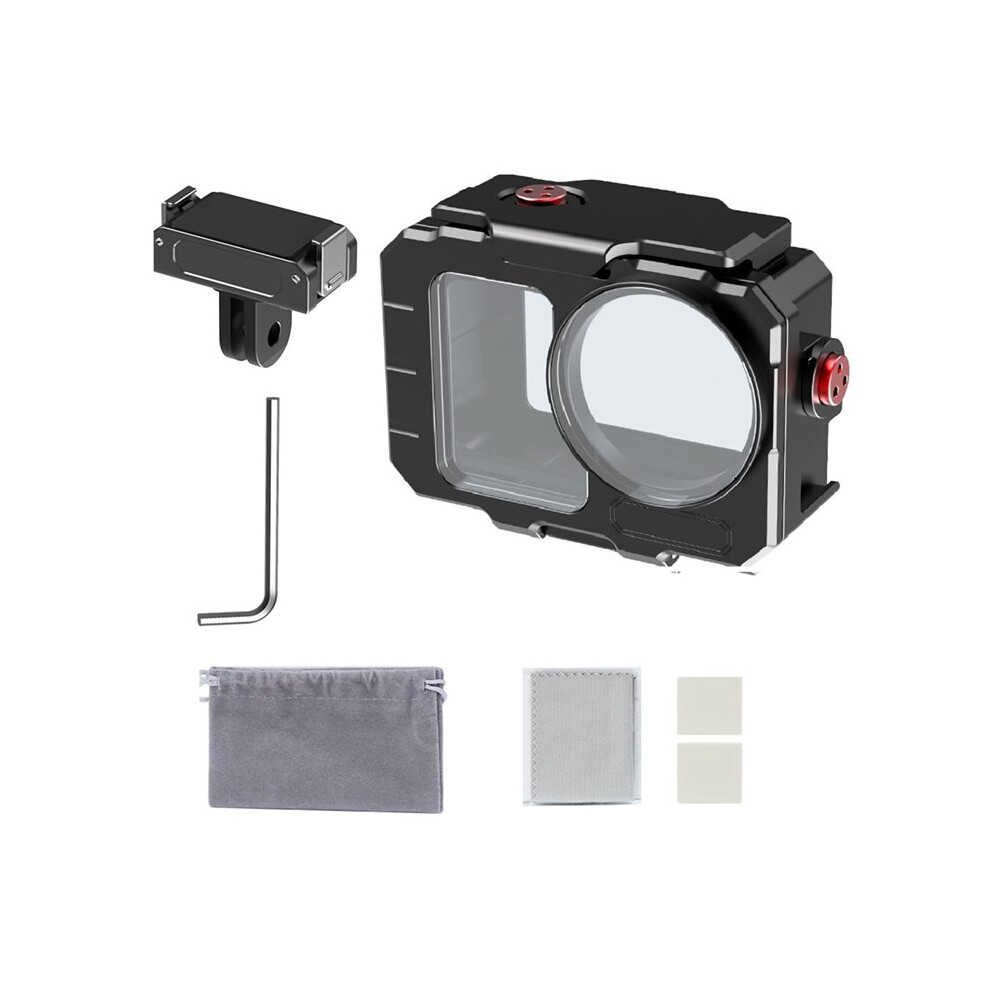 Photos - Other Photo Accessory Zandona 80M Waterproof Case Aluminum Alloy Underwater Diving Protective Case Magnetic Quick-Release Mount for Osmo Action 6 
