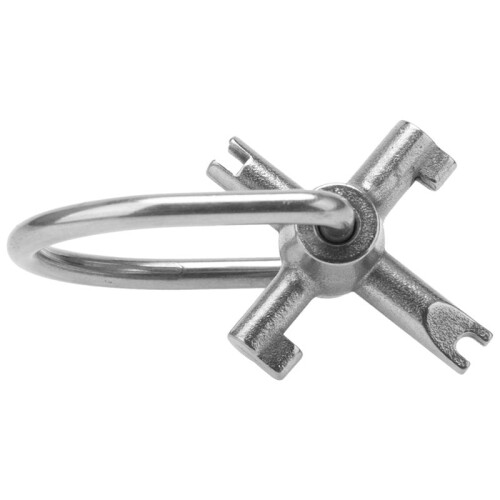 Universal HVAC Locking Cap Key for R410A R22 Refrigerants - Multi-Use Tool for Safety Coversly.