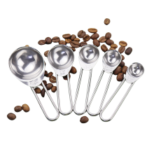 5 Packungen Messbecher-Löffel-Set zum Backen, Kochen, 15/5/2,5/1,25/0,75 ml
