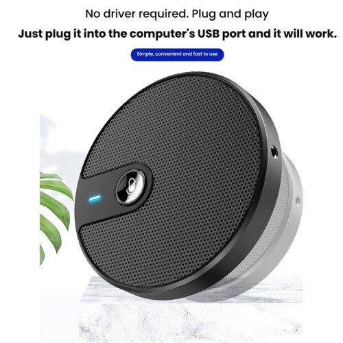USB Desktop Microphone for Computer Recording, Conference, Online Class, Video Game, Omnidirectional Pickup 2