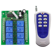 12V 8-Kanaals Draadloze Afstandsbediening LED-Lichtschakelaar met Relaisuitgang, Radio-RF-Zender en 433MHz-Ontvanger