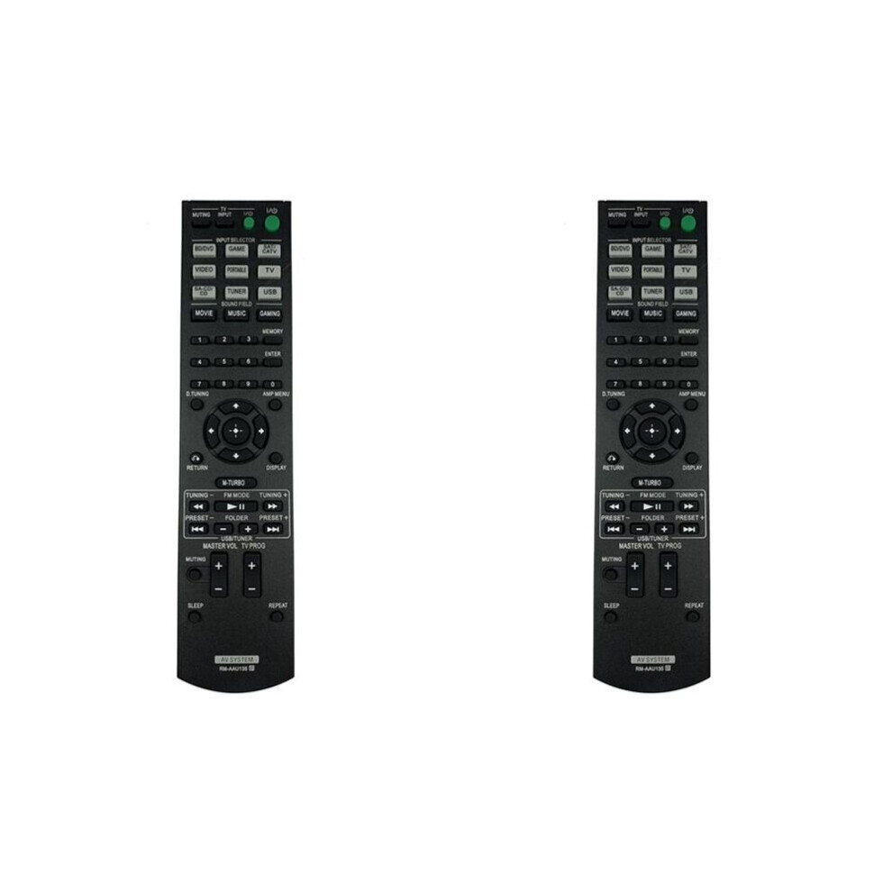 2X Rm-Aau135 Remote Control For Str-Km3 Str-Km5 Aau136 Ss-Msp7m Power Amplifier Remote Control Replacement 5487528157419