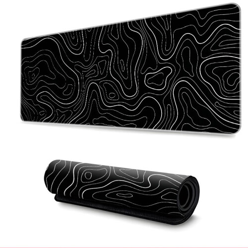 Schreibtischunterlage – Großes Mauspad Black S