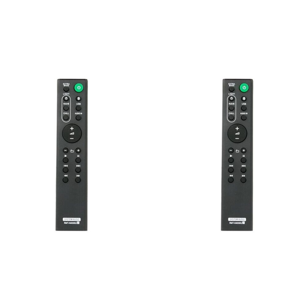 2X New Replacement Remote For Rmt-Am200u Gtk-Xb7 Speaker System 3703675615827