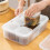 6-Grid Plastic Food Storage Container with Lid for Microwave Heating 3
