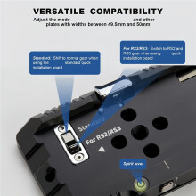 Lanxire 120mm Tripod Quick Release Plate & Clamp Kit for 501 502 Gimbals QR Plate