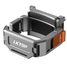 LKTOP Extension Frame for Pocket 4/3 Multifunction Cage with Cold Shoe Bicycle Stand/Chest Strap Mount