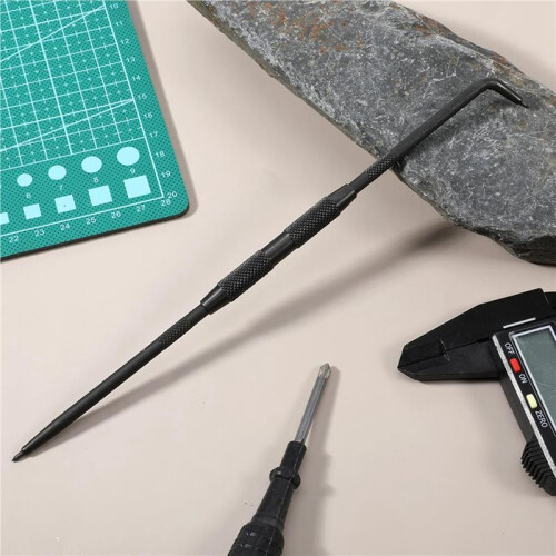 2X Double Pointed Scriber,Metal Scribe Tool Carbide Scribe Steel Point 2
