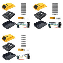 3X Battery Case Replacement , Battery Replacement Parts 18V/20V2.0ah 3ah 4.0ah Battery Cover Shell, Repair Kit Part