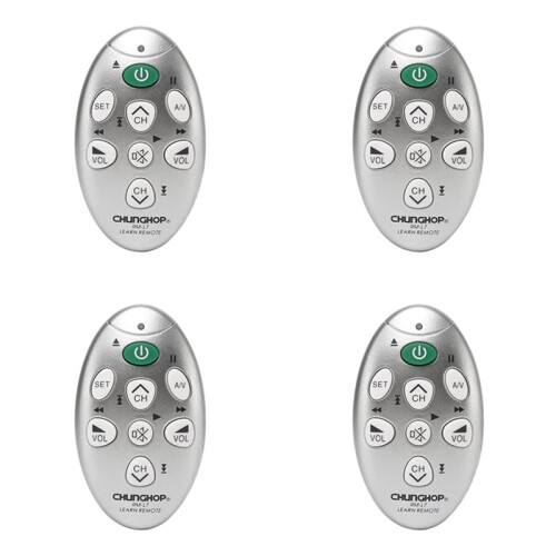 4X CHUNGHOP RM-L7  Universal Infrared Learning Remote Control Use for TV/SAT/DVD/CBL/DVB-T Copy Function Replacement