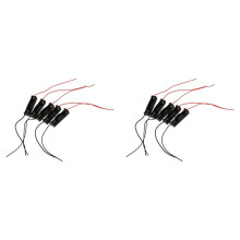 10pcs 15.2cm Wire Pipe Plastic 1 X 1.5V AAA Battery Storage Case Holder Black