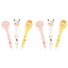 Caneta de Correção de Branco, Caneta Branca de Secagem Rápida e Fofa Do Japão, com Aplicador de Caneta Kawaii Fácil de Usar 6 Unidades
