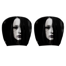 Vehicle Headrest Covers Protectors Guards With-Type C