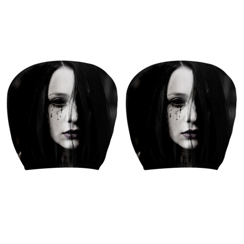 Vehicle Headrest Covers Protectors Guards With-Type C