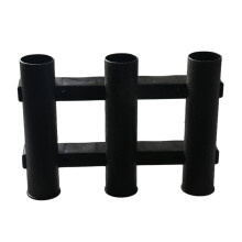 Plastic Fishing Rod Mount Holder for Boats-Black without holes