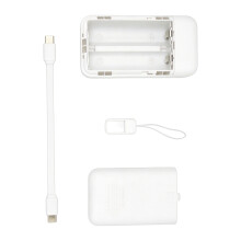 21700 Battery Powerbank Case Housing Simple Assembly For-White