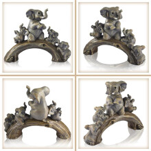 Cute Animal Elephant Ornaments, Modern Small Decorations, Children'S Day Gifts,Resin Crafts That are Not Easily Damaged