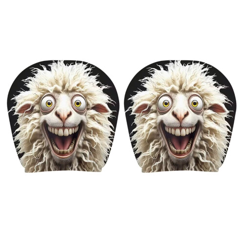 Elegante polyester hoofdsteunhoezen met koeien- en-Type B