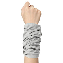 Upgraded Meshes Breathable Sports Wristband Adjustable-Grey
