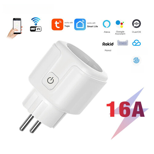 Tuya WiFi Smart Plug EU-Standard 16A 4er-Pack