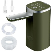 Faltbare Elektrische Wasserspenderpumpe - Wiederaufladbarer Wasserkrugspender für 5-Gallonen-Flaschen, Leise Automatische Wasserpumpe