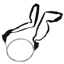 Manuelle Kettensäge aus Edelstahl, Handtaschen-Drahtsäge Black