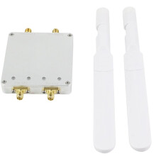 Amplificador Bidireccional de Doble Banda 2,4 + 2,4 GHz RX y TX, Doble Canal de Frecuencia, Amplificador de 2,4 GHz, Enchufe Europeo
