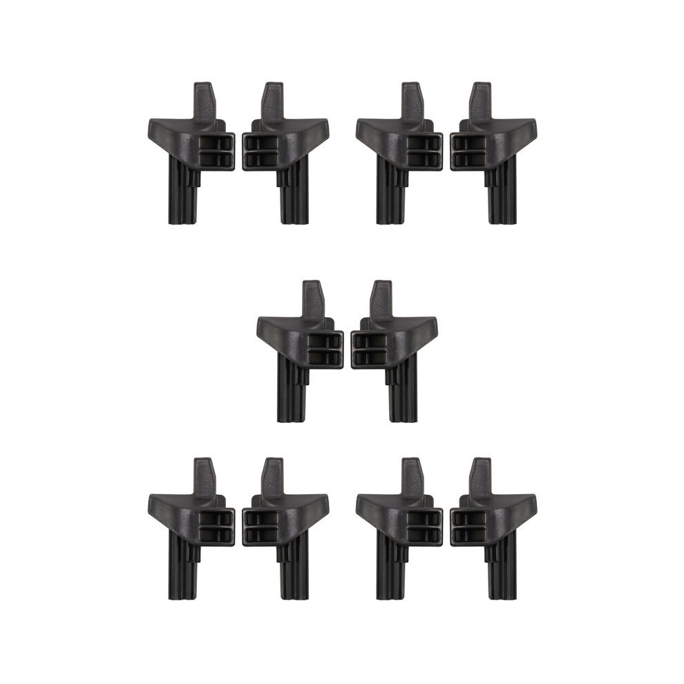 10X For - W169 A-Class Parcel Shelf Plastic Clips A16969302849051 Black 4711184668646