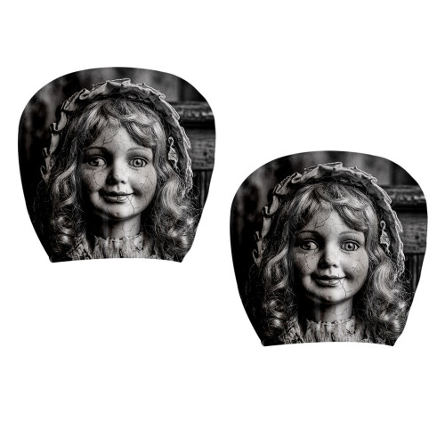 Auto Seat Protectors Funny Face Decoration Patterns Easy-Type A