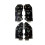 4pcs Yellow LED Daytime Running Light Source Panel Chip Kit for  X5 X6 G05 G06 2024-2025 LED Light Source PCB Board 4