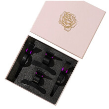 4pcs Hair Clips for Styling for Airwrap, 2 Wide Hair Clips & 2 Anti-Slip Grip, Part No 973267-01 Rose Red