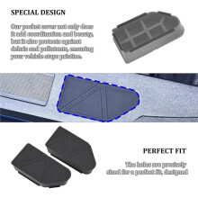 1 Pair Silicone Bed Rail Stake Pocket Covers for Chevy Colorado for 2023-2026 Truck Rear Caps Bed Rail Holes