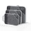 Borsa da viaggio con cubo di compressione per l'organizzazione - 3 pezzi Black 1